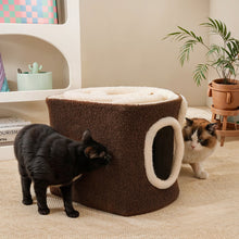 Load image into Gallery viewer, Choco Swiss Roll Cat Cave