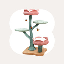 Load image into Gallery viewer, Yellow Tulip Cat Tree