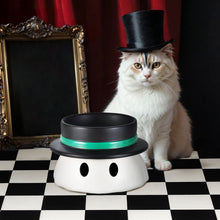 Load image into Gallery viewer, Top Hat Cat Bowl Set