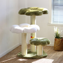 Load image into Gallery viewer, Four Leaf Clover Cat Tree