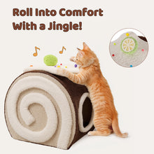Load image into Gallery viewer, Choco Swiss Roll Cat Cave