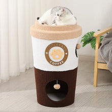 Load image into Gallery viewer, Coffee Cup Cat Tree