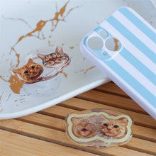 Load image into Gallery viewer, Custom Pet Portrait Phone Holder