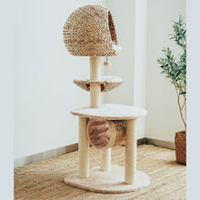 Load image into Gallery viewer, Back view of the Bird Nest Cat Tree
