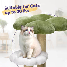Load image into Gallery viewer, Four Leaf Clover Cat Tree