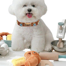 Load image into Gallery viewer, Butter Croissant Plush Squeaky Snuffle Dog Toy