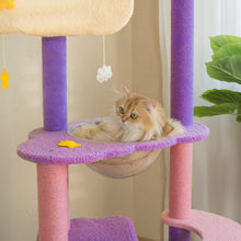 Load image into Gallery viewer, Upper part detail of the Moonlight Deluxe Cat Tree