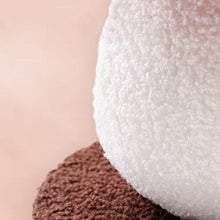 Load image into Gallery viewer, Close-up of the Mushroom Cat Scratcher's soft fabric material for added comfort.