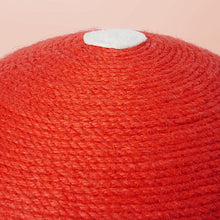 Load image into Gallery viewer, Mushroom Cat Scratcher sisal rope detail, perfect for satisfying a cat's scratching instincts.