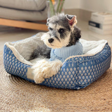 Load image into Gallery viewer, Blue Anchor Pet Bed - San Frenchie