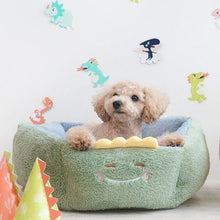 Load image into Gallery viewer, Dinosaur Face Pet Bed - San Frenchie