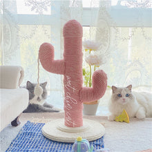 Load image into Gallery viewer, Pink Cactus Cat Climbing Tree