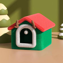 Load image into Gallery viewer, Adorable Christmas Themed Pet House - San Frenchie