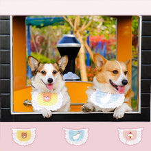 Load image into Gallery viewer, Cute Plaid Animal Series Pet Bib - San Frenchie