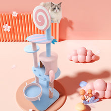 Load image into Gallery viewer, Candy World Cat Climbing Tree