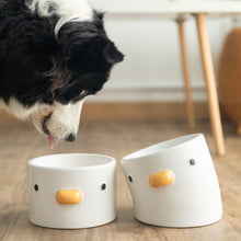 Load image into Gallery viewer, Ceramic Chicken Pet Water Bowl - San Frenchie