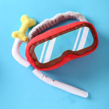 Load image into Gallery viewer, Diving Goggle Shaped Pet Toy with Sound Generator - San Frenchie