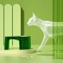 Load image into Gallery viewer, Geometry Transparent Pet Bowl - San Frenchie