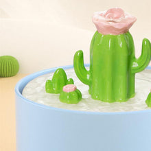 Load image into Gallery viewer, Cactus Shaped Cat Water Fountain - San Frenchie