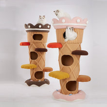 Load image into Gallery viewer, Ice Cream Shaped Cat Climbing Tree
