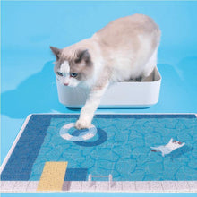Load image into Gallery viewer, Summer Pool Cat Litter Mat - San Frenchie