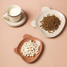 Load image into Gallery viewer, Cutie Bear Ceramic Cat Bowl & Plate Set - San Frenchie