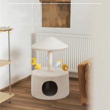 Load image into Gallery viewer, Rotating Carousel Cat Climbing Tree Nest