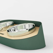 Load image into Gallery viewer, Double Side Leather Pet Double Bowl - San Frenchie