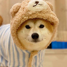 Load image into Gallery viewer, Handmade Bear Head Night Robe Styled Cape - San Frenchie