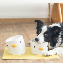 Load image into Gallery viewer, Ceramic Chicken Pet Water Bowl - San Frenchie