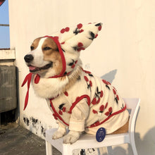 Load image into Gallery viewer, Cherry Velvet Pet Coat With Hat - San Frenchie