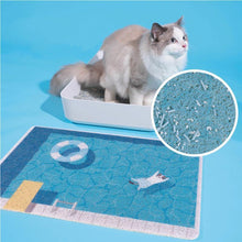 Load image into Gallery viewer, Summer Pool Cat Litter Mat - San Frenchie