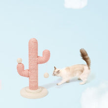 Load image into Gallery viewer, Pink Cactus Cat Climbing Tree