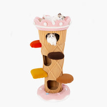 Load image into Gallery viewer, Ice Cream Shaped Cat Climbing Tree