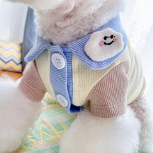 Load image into Gallery viewer, Cloudy Face Collar Pet Shirt - San Frenchie