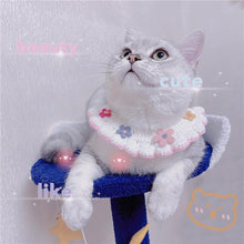 Load image into Gallery viewer, Hand-Knitted Flower Pet Collar - San Frenchie