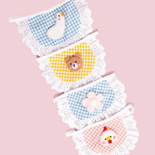 Load image into Gallery viewer, Cute Plaid Animal Series Pet Bib - San Frenchie