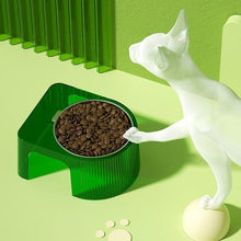 Load image into Gallery viewer, Geometry Transparent Pet Bowl - San Frenchie
