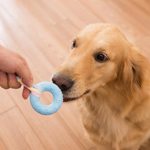 Load image into Gallery viewer, Donut Shaped Bite-Resistance Dog Toy With Rope - San Frenchie