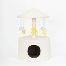 Load image into Gallery viewer, Rotating Carousel Cat Climbing Tree Nest