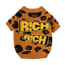 Load image into Gallery viewer, Hip-hop Leopard Print Pet Sweater - San Frenchie