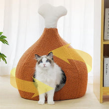 Load image into Gallery viewer, Chicken Drumstick Shaped Cat House - San Frenchie