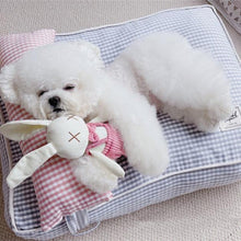 Load image into Gallery viewer, Japanese Plaid Printing Cat Sleeping Bag - San Frenchie