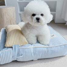 Load image into Gallery viewer, Japanese Plaid Printing Cat Sleeping Bag - San Frenchie