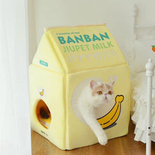 Load image into Gallery viewer, Kawaii Style Winter Closed Cat House - San Frenchie