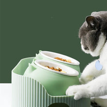 Load image into Gallery viewer, Bear Shaped Bone China Cat Bowl - San Frenchie