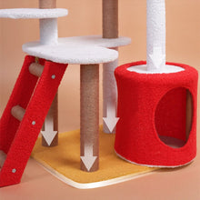 Load image into Gallery viewer, Red Airplane Cat Climbing Frame
