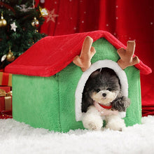 Load image into Gallery viewer, Adorable Christmas Themed Pet House - San Frenchie