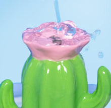 Load image into Gallery viewer, Cactus Shaped Cat Water Fountain - San Frenchie