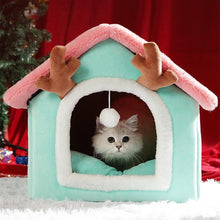 Load image into Gallery viewer, Adorable Christmas Themed Pet House - San Frenchie